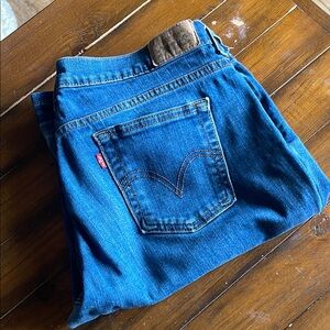 Levi's Boot Cut Blue Jeans Classic Fit
